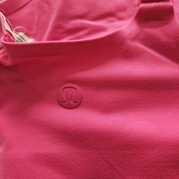 Lululemon Hot Pink Adjustable Strap Sports Bra Size 10 - Picture 3 of 4